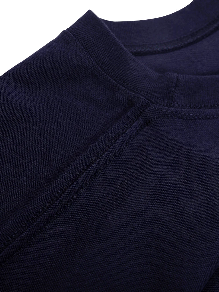 Non Stock MFG. CO. TOPS 9 Oz Cotton Tubular T-Shirt - Navy 7 Non Stock MFG. CO. TOPS 9 Oz Cotton Tubular T-Shirt - Navy