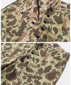 Bronson MFG. CO. BOTTOMS USMC P-42 HBT Reversible Duck Hunter Camouflage Pants