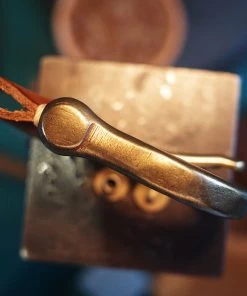 Old Selling Leather Vintage Brass Buckle Leather Belt - Brown ACCESSORIES