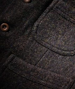 Annual Ring Chocolate Brown Tweed Hunting Vest