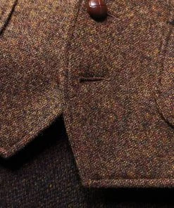 Annual Ring TOPS Brown Tweed Hunting Vest