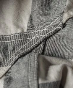 Non Stock MFG. CO. 11.5 Oz Heavyweight Wide Striped Prisoner Shorts 35 Non Stock MFG. CO. 11.5 Oz Heavyweight Wide Striped Prisoner Shorts