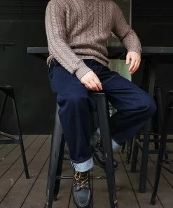 Annual Ring TOPS Merino Wool Aran Sweater