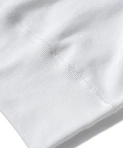 Bronson MFG. CO. June 2022 14 Oz Side Closing Henley T-Shirt - White