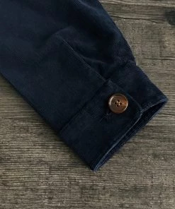 NVGS MFG. & Co. 1940s French Indigo Corduroy 3 Pocket Workwear Jacket