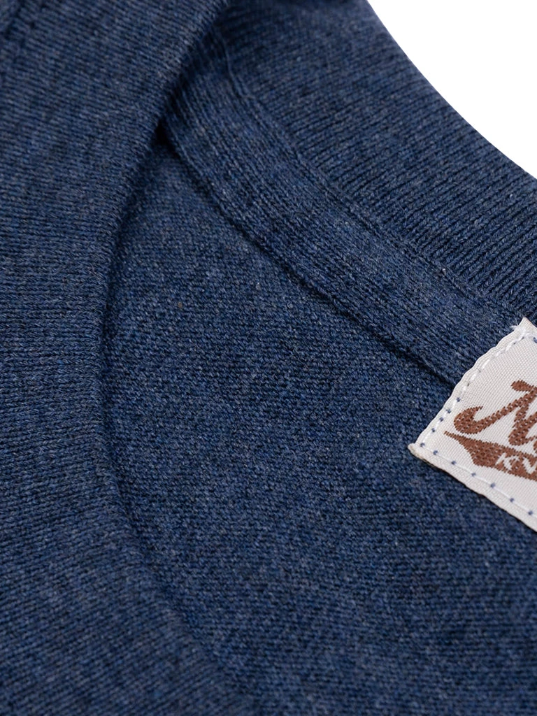 Non Stock MFG. CO. 9 Oz Cotton Tubular T-Shirt - Denim Blue TOPS 8 Non Stock MFG. CO. 9 Oz Cotton Tubular T-Shirt - Denim Blue TOPS