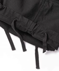 Non Stock MFG. CO. 8.5 Oz Cotton Ripstop Cargo Shorts - Black