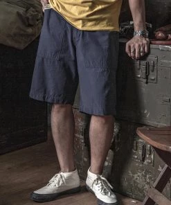 Non Stock MFG. CO. BEST SELLERS Vietnam War OG107 Fatigue Utility Shorts - Navy