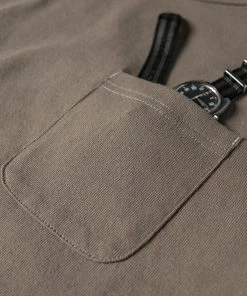 Non Stock MFG. CO. 9.8 Oz Cotton Classic Pocket T-Shirt - Khaki TOPS 24 Non Stock MFG. CO. 9.8 Oz Cotton Classic Pocket T-Shirt - Khaki TOPS