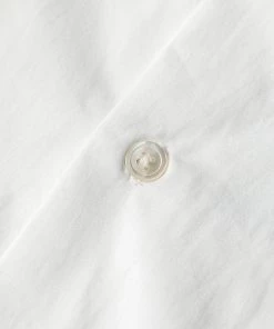 Bronson MFG. CO. Classic Panama Open Collar Shirt - Ivory White