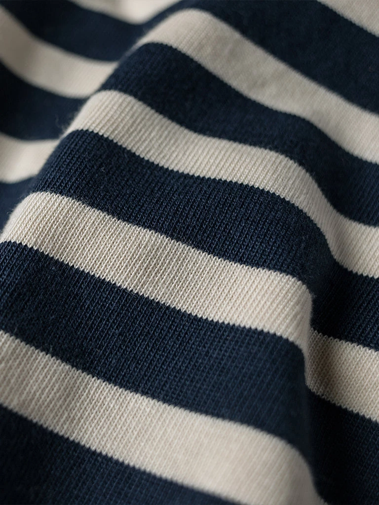 Bronson MFG. CO. French Sailor Boat Neck Breton Stripe T-Shirt - Navy/White BEST SELLERS 7 Bronson MFG. CO. French Sailor Boat Neck Breton Stripe T-Shirt - Navy/White BEST SELLERS