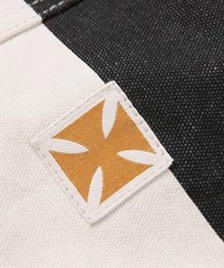 Bob Dong Wide Stripe Prisoner Style Motorcycle High Back Vintage Bib Overalls BOTTOMS