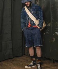 Bronson MFG. CO. NEW ARRIVALS 1940s WWII USN 10.5 Oz Denim Dungaree Deck Shorts 17 Bronson MFG. CO. NEW ARRIVALS 1940s WWII USN 10.5 Oz Denim Dungaree Deck Shorts