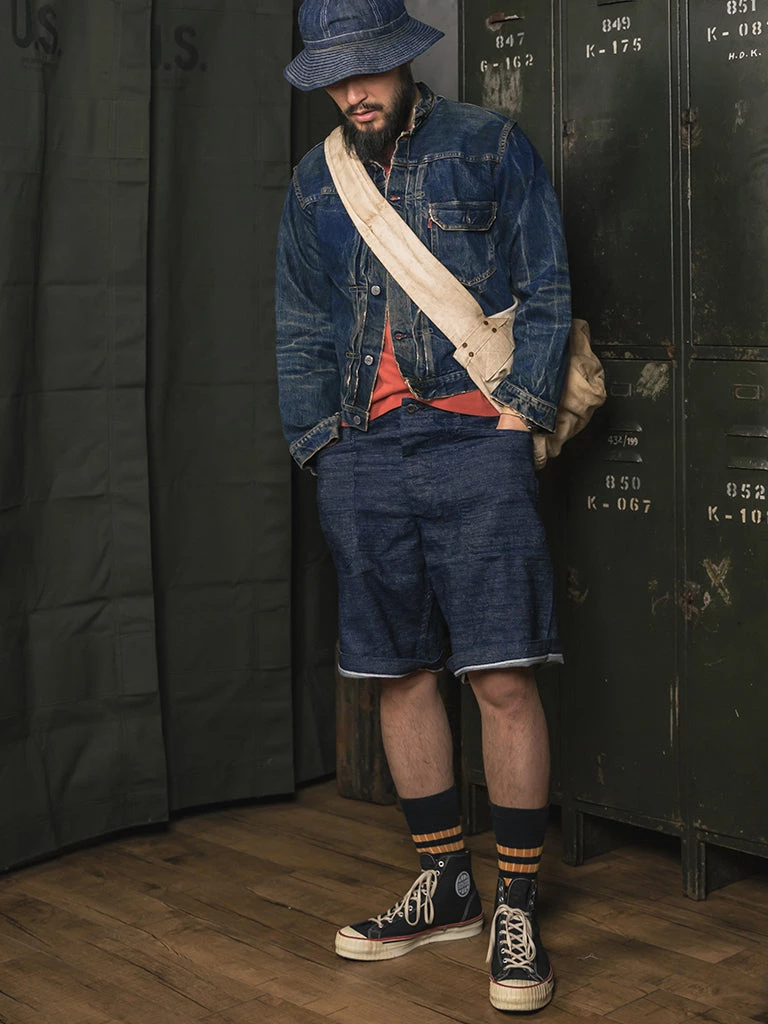 Bronson MFG. CO. NEW ARRIVALS 1940s WWII USN 10.5 Oz Denim Dungaree Deck Shorts 6 Bronson MFG. CO. NEW ARRIVALS 1940s WWII USN 10.5 Oz Denim Dungaree Deck Shorts