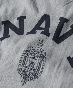 Bronson MFG. CO. 20 Oz Naval Academy Reverse Weave Sweatshirt Back In Stock