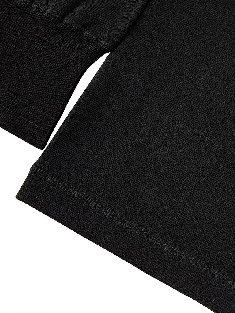 Bronson MFG. CO. Retro Long Sleeve Henley T-Shirt - Black 11 Bronson MFG. CO. Retro Long Sleeve Henley T-Shirt - Black