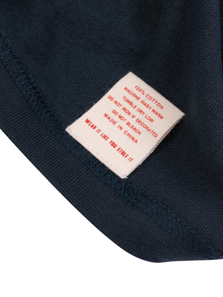 Non Stock MFG. CO. 9 Oz Cotton Tubular T-Shirt - Vintage Black TOPS 11 Non Stock MFG. CO. 9 Oz Cotton Tubular T-Shirt - Vintage Black TOPS