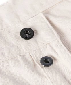 Bronson MFG. CO. Back In Stock 1940s WWII USN 10.5 Oz. Proembryo Cloth HBT Deck Fatigue Pants