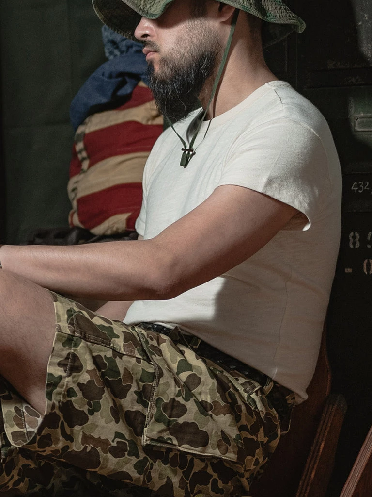 Bronson MFG. CO. 1940s USN Crew Slub Cotton T-Shirt TOPS 8 Bronson MFG. CO. 1940s USN Crew Slub Cotton T-Shirt TOPS