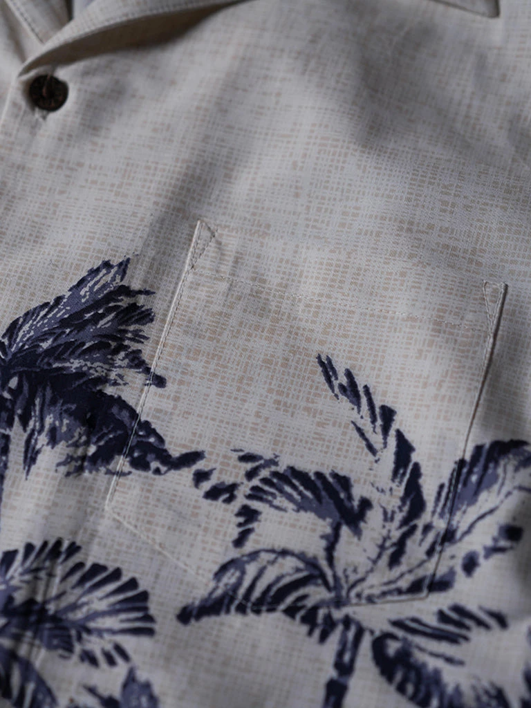 Annual Ring Coconut Palm Printed Aloha Shirt NEW ARRIVALS 9 Annual Ring Coconut Palm Printed Aloha Shirt NEW ARRIVALS
