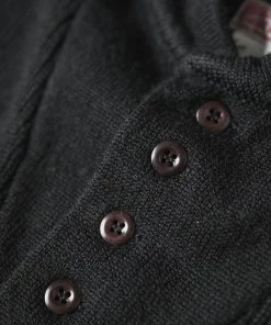 Bronson MFG. CO. TOPS US Army High Neck Wool Sweater - Black