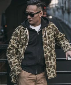 Non Stock MFG. CO. 17.5 Oz Terry Cloth Zip-Up Hoodie - Black