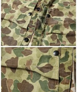 Bronson MFG. CO. TOPS WWII USMC Type P-44 HBT Duck Hunter Camo Jacket 21 Bronson MFG. CO. TOPS WWII USMC Type P-44 HBT Duck Hunter Camo Jacket