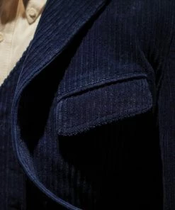 Annual Ring BEST SELLERS 1920s French Indigo Corduroy Suit Jacket