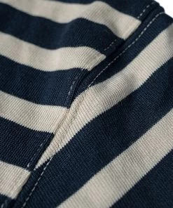 Bronson MFG. CO. French Sailor Boat Neck Breton Stripe T-Shirt - Navy/White BEST SELLERS 18 Bronson MFG. CO. French Sailor Boat Neck Breton Stripe T-Shirt - Navy/White BEST SELLERS