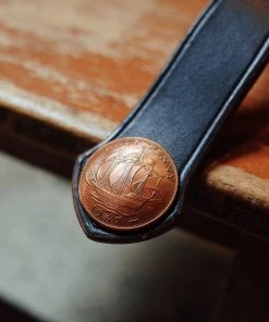 Old Selling Leather Brass Horseshoe Buckle Key Chain ACCESSORIES