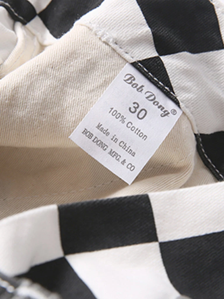 Bob Dong Check Flag Racing Track Shorts BOTTOMS 9 Bob Dong Check Flag Racing Track Shorts BOTTOMS