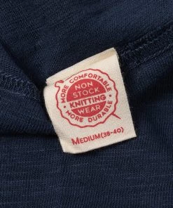 Non Stock MFG. CO. Heavyweight US Cotton Gusset Tubular T-Shirt - Indigo