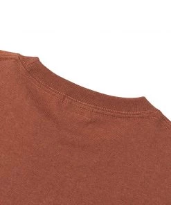 Non Stock MFG. CO. 9 Oz Cotton Tubular T-Shirt - Orange Red 18 Non Stock MFG. CO. 9 Oz Cotton Tubular T-Shirt - Orange Red