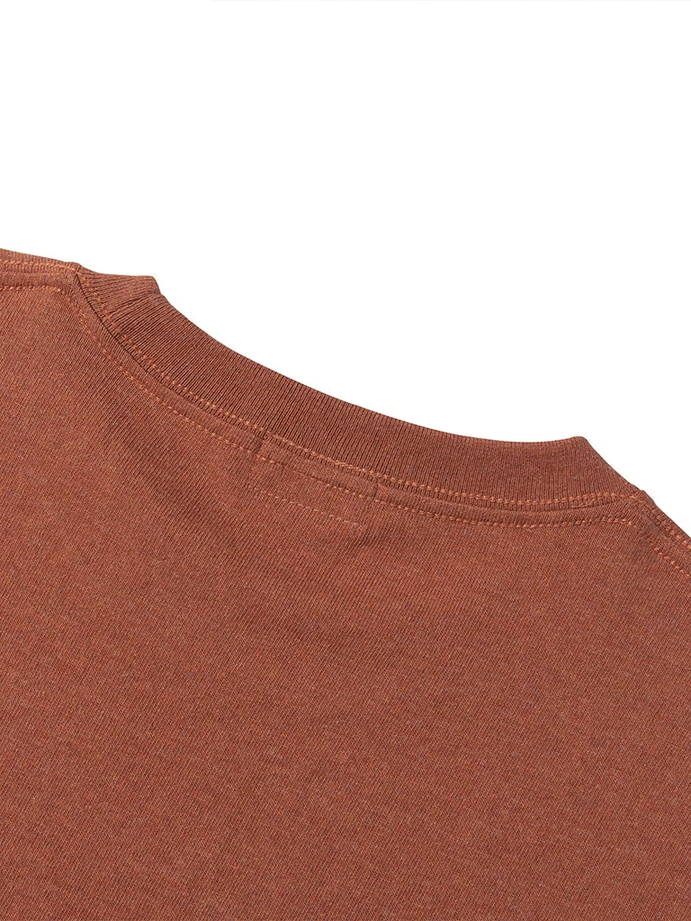 Non Stock MFG. CO. 9 Oz Cotton Tubular T-Shirt - Orange Red 6 Non Stock MFG. CO. 9 Oz Cotton Tubular T-Shirt - Orange Red