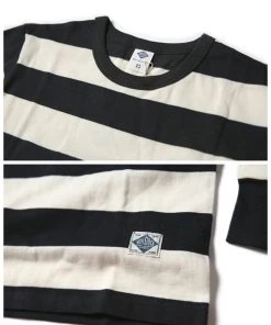 Non Stock MFG. CO. 9 Oz Wide Striped Long Sleeve T-Shirt