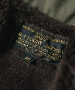 Bronson MFG. CO. US Navy AL-1 Flight Jacket - Olive 39 Bronson MFG. CO. US Navy AL-1 Flight Jacket - Olive
