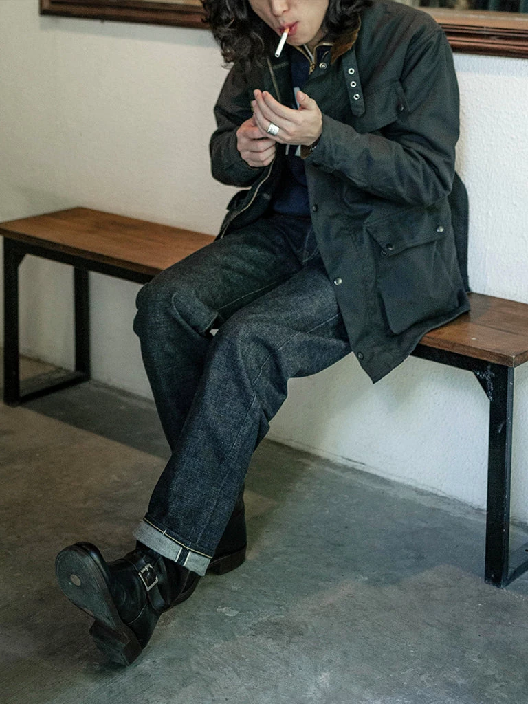 Non Stock MFG. CO. 15 Oz Heavyweight Selvedge Denim Jeans 7 Non Stock MFG. CO. 15 Oz Heavyweight Selvedge Denim Jeans