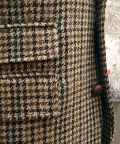 Annual Ring 1950s Three-Button Houndstooth Tweed Tailored Jacket TOPS