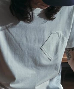 Bronson MFG. CO. 1930s Slanted Pocket Tubular T-Shirt - White BEST SELLERS 19 Bronson MFG. CO. 1930s Slanted Pocket Tubular T-Shirt - White BEST SELLERS