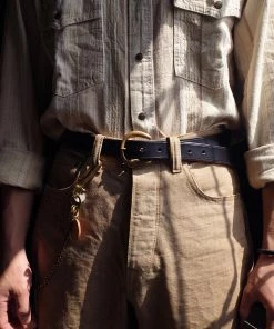 Old Selling Leather Vintage Style Brass Horseshoe Buckle Leather Belt ACCESSORIES 23 Old Selling Leather Vintage Style Brass Horseshoe Buckle Leather Belt ACCESSORIES