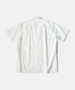 Bronson MFG. CO. Classic Panama Open Collar Shirt - Ivory White