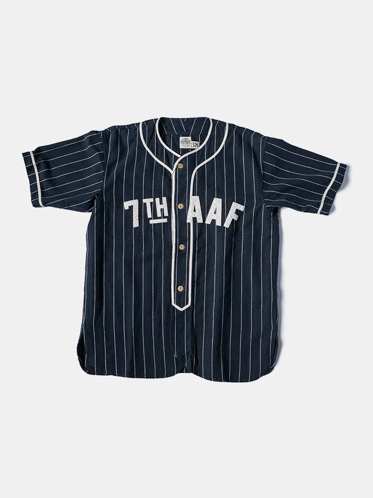 Bronson MFG. CO. WWII Military Baseball Shirt - 7th AFF NEW ARRIVALS 1 Bronson MFG. CO. WWII Military Baseball Shirt - 7th AFF NEW ARRIVALS