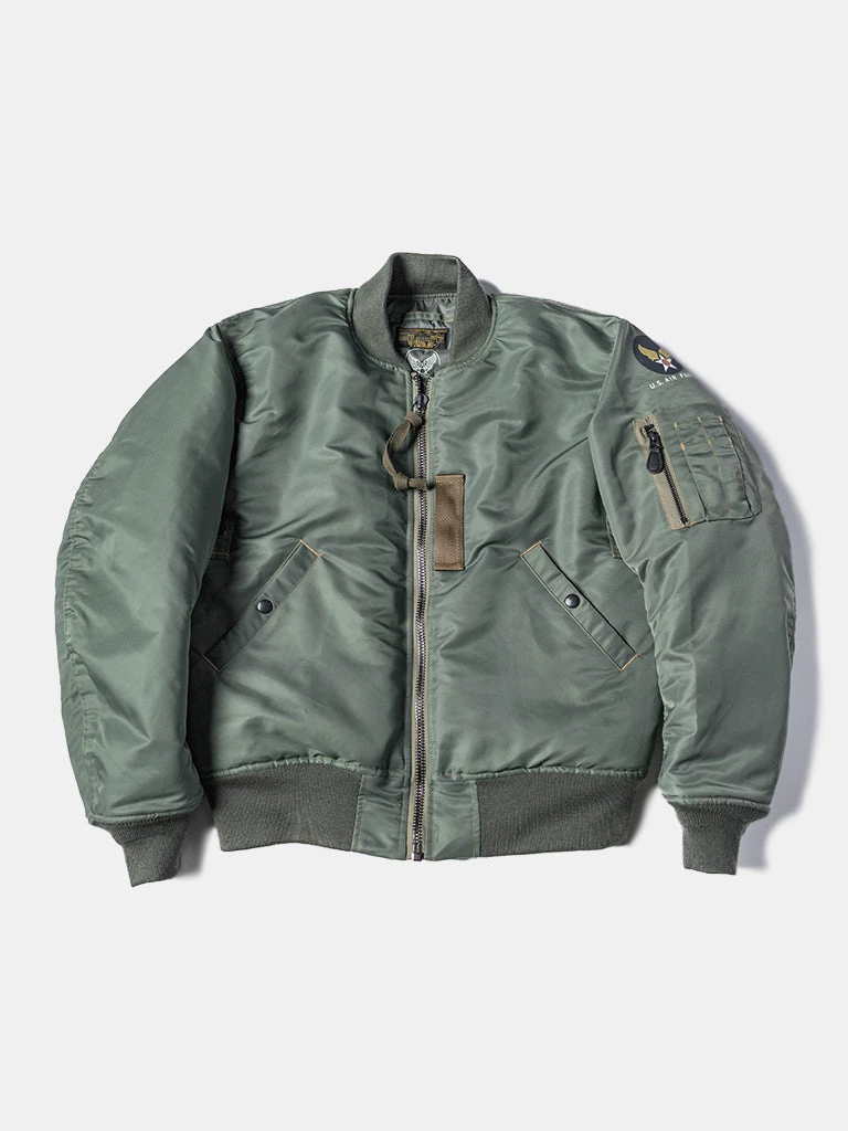 Bronson MFG. CO. 1950s USAF Type MA-1 Flight Jacket TOPS 1 Bronson MFG. CO. 1950s USAF Type MA-1 Flight Jacket TOPS