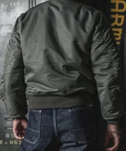 Bronson MFG. CO. 1950s USAF Type MA-1 Flight Jacket TOPS 28 Bronson MFG. CO. 1950s USAF Type MA-1 Flight Jacket TOPS