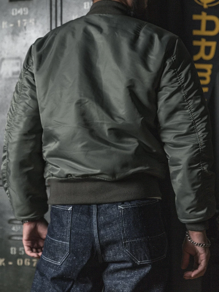 Bronson MFG. CO. 1950s USAF Type MA-1 Flight Jacket TOPS 4 Bronson MFG. CO. 1950s USAF Type MA-1 Flight Jacket TOPS