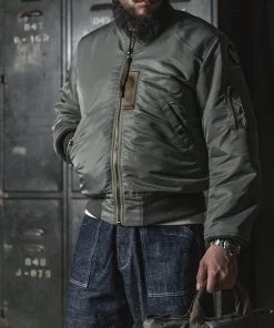 Bronson MFG. CO. 1950s USAF Type MA-1 Flight Jacket TOPS 29 Bronson MFG. CO. 1950s USAF Type MA-1 Flight Jacket TOPS