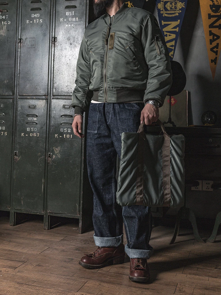 Bronson MFG. CO. 1950s USAF Type MA-1 Flight Jacket TOPS 9 Bronson MFG. CO. 1950s USAF Type MA-1 Flight Jacket TOPS